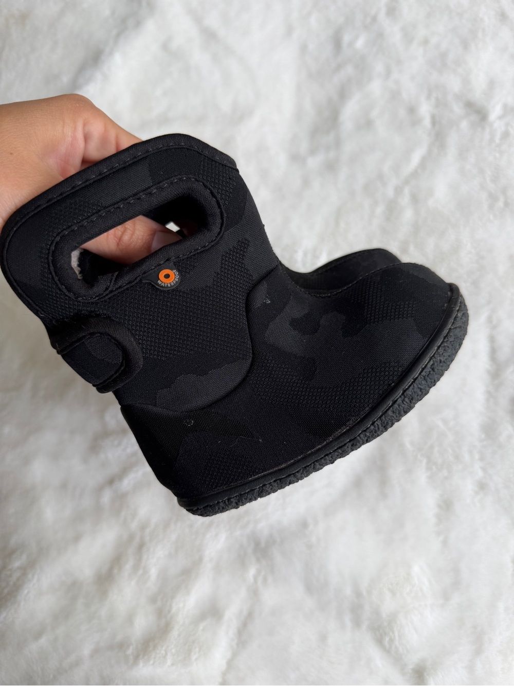 Bogs Baby Bog Waterproof Boots Camo Size 5C - Picture 4 of 12
